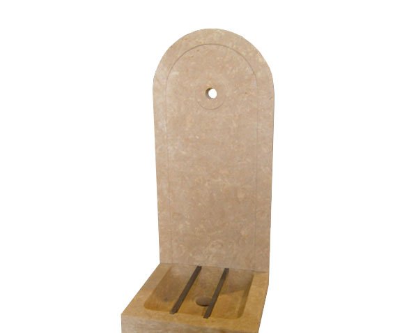 Stone fountain basin - Châtillonnais stone - Lanvignes Golden-Yellow Aged Stone fountain basin - Châtillonnais stone - Lanvignes Golden-Yellow Aged