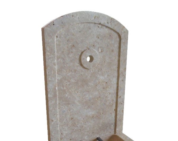 Stone wall fountain - Lanvignes Golden-Yellow Aged Stone