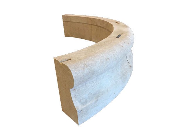 Circular Basin in Natural Stone