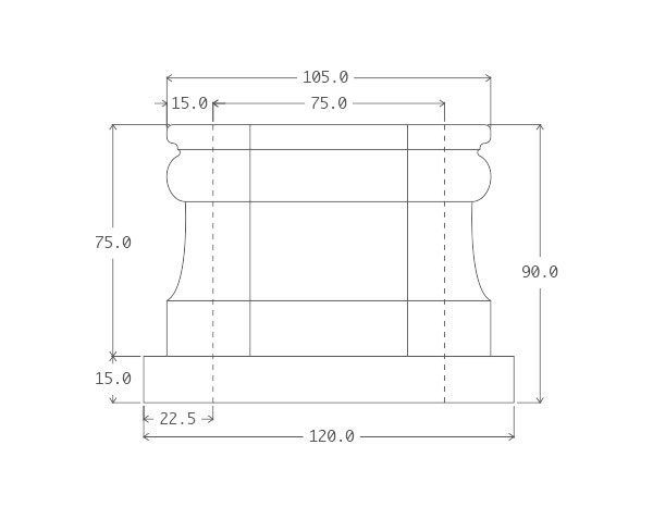 Round Stone Well – Technical plan