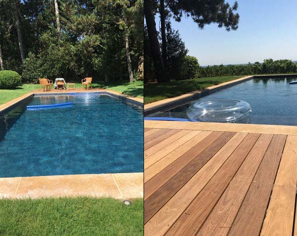 Margelles - Pierre de Lanvignes Doré-Jaune - Finition Tradition