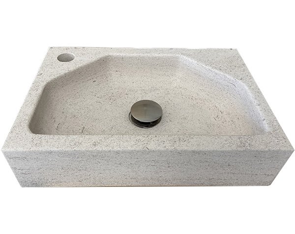 Stone washbasin for WC or toilets