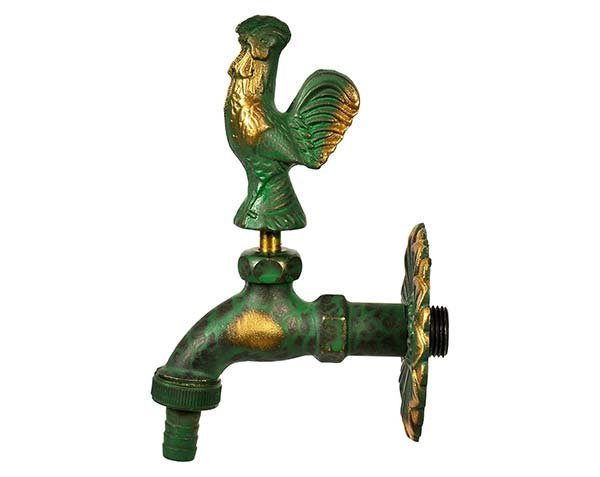 Fontaine de jardin - Robinet Coq