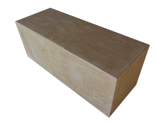 Urban Furniture – Bench in Brushed Golden Yellow Lanvignes Stone