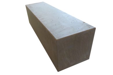 Banc urbain en pierre de Bourgogne - Lanvignes Doré-Jaune Vieilli Banc urbain en pierre de Bourgogne - Lanvignes Doré-Jaune Vieilli