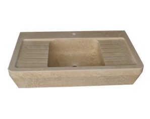Limestone sink - Lanvignes Golden-Yellow Aged Limestone sink - Lanvignes Golden-Yellow Aged