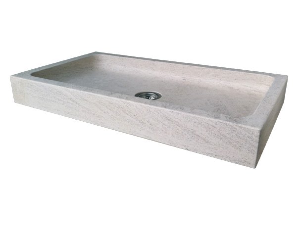 Limestone sink - Charmot Light Honed Limestone sink - Charmot Light Honed