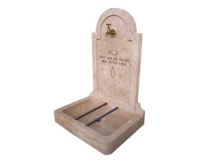 Garden stone fountain - Lanvignes Golden-Yellow Aged Garden stone fountain - Lanvignes Golden-Yellow Aged