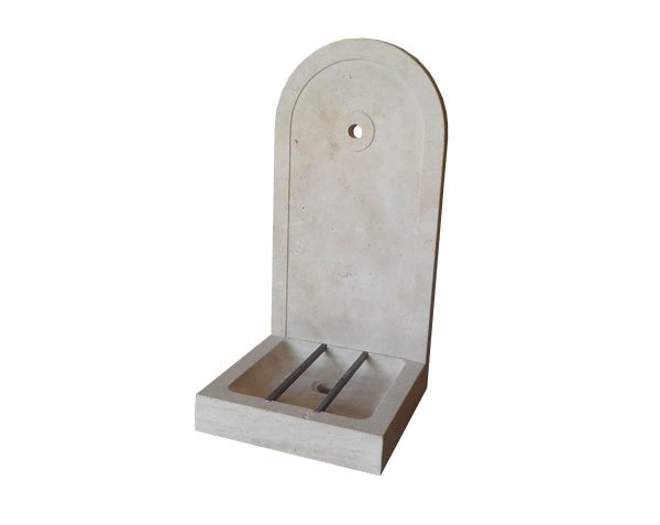 White stone fountain - Semond Blended Aged finish