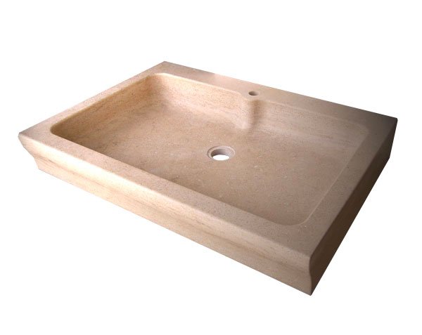 Natural stone sink - Charmot Golden Honed Natural stone sink - Charmot Golden Honed