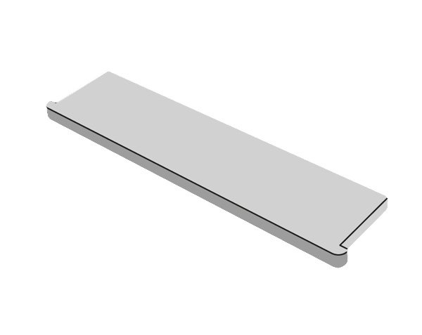 Threshold with ears - Technical plan