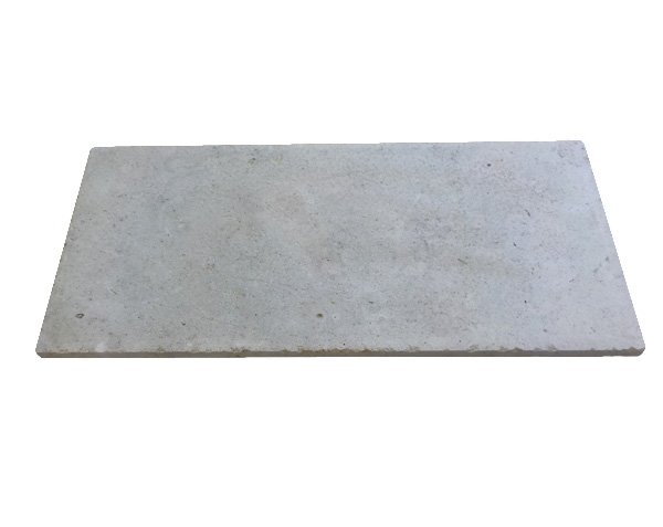 Outdoor entrance door threshold in natural limestone