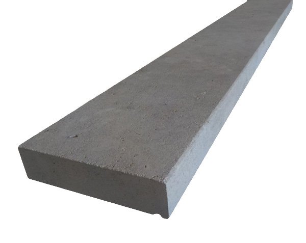 Drip edge threshold in natural stone