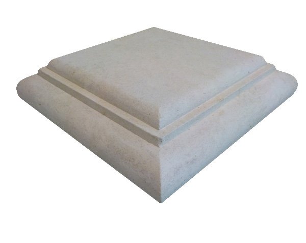 Custom stone pillar capital