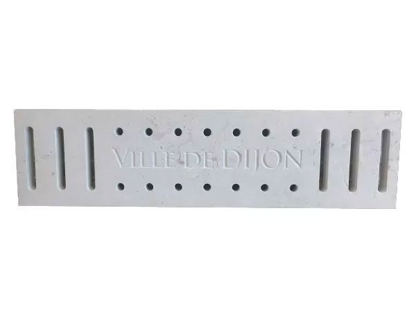 Perforated gutter - Comblanchien Light Honed