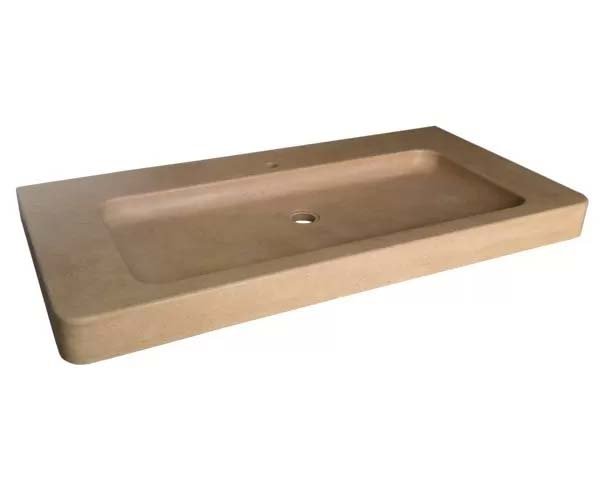 Outdoor sink for summer kitchen - Charmot Golden Honed