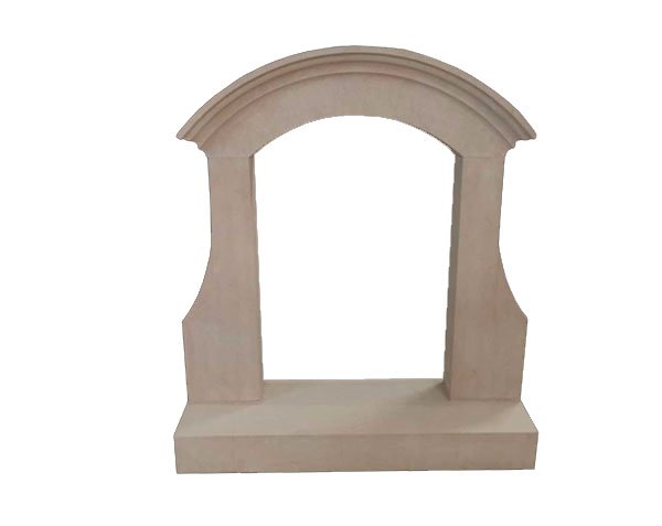 Rounded dormer in stone