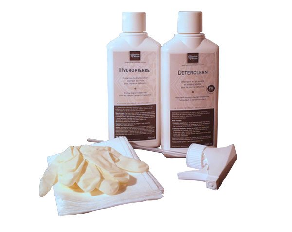 Kit d'entretien pour évier ou vasque en pierre de Bourgogne - Cuisine et bain Kit d'entretien pour évier ou vasque en pierre de Bourgogne - Cuisine et bain