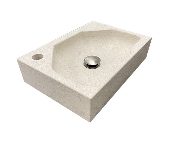 Lavabo sur-mesure en pierre de Bourgogne