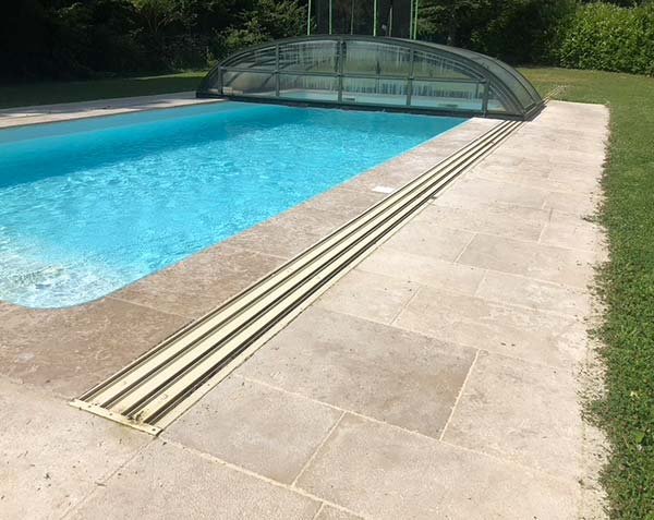 Pool coping stones and outside flooring in Ampilly Blended Limestone Pool coping stones and outside flooring in Ampilly Blended Limestone