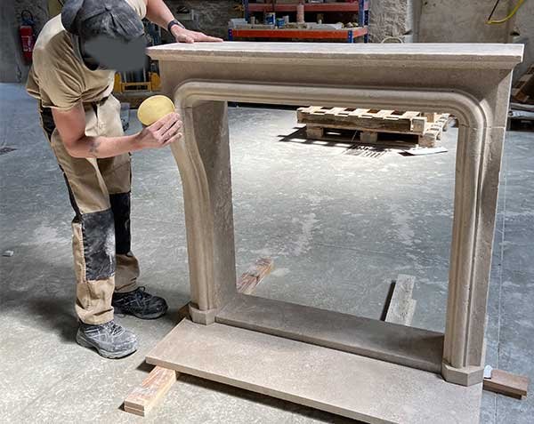 Stone cutting - Fireplace
