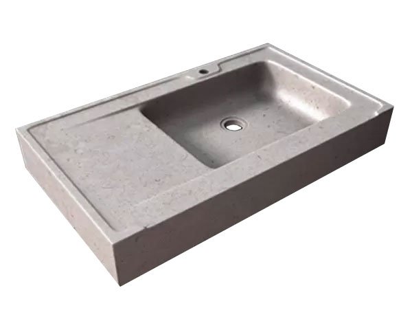 Burgundy limestone sink one bowl - Charmot Light Honed Burgundy limestone sink one bowl - Charmot Light Honed