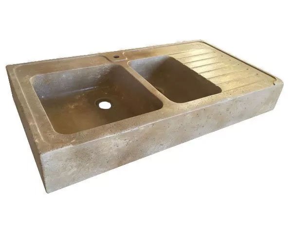 Limestone sink 2 bowls - Lanvignes Antiquaire Limestone sink 2 bowls - Lanvignes Antiquaire