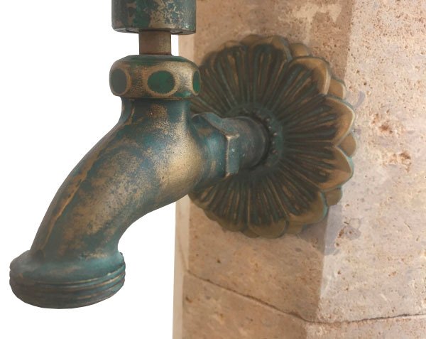 Robinet pour fontaine de jardin