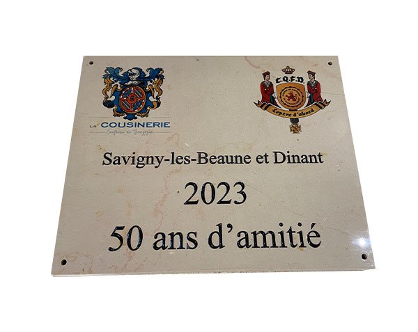 Serigraphie sur pierre naturelle - Sur-mesure