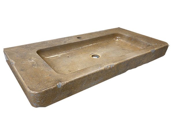 Old sink in Burgundy limestone - Lanvignes Antiquaire