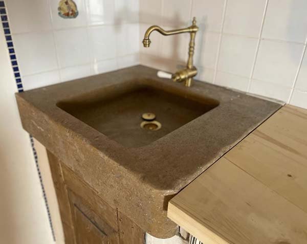 Evier sur mesure - Lanvignes Antiquaire