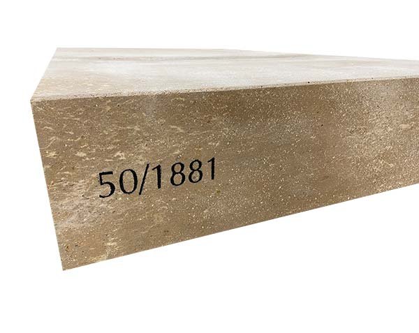 Tombstone with concession number - Aged Lanvignes Golden-Yellow