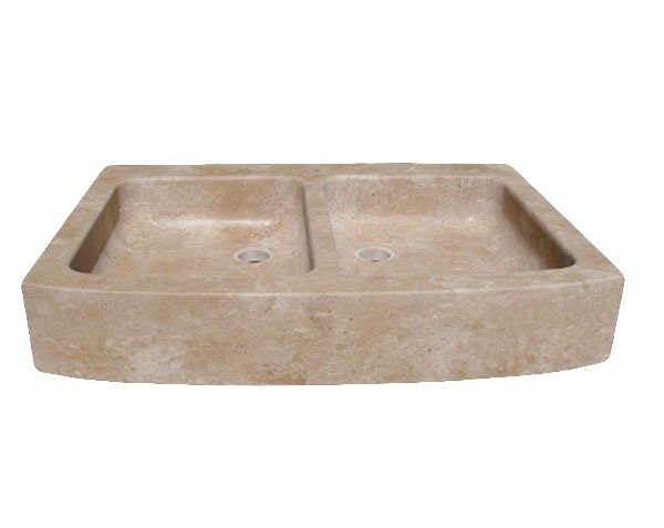 Burgundy limestone sink for outdoor use - Lanvignes Antiquaire