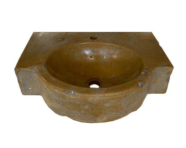 Holy water font basin - Burgundy limestone Holy water font basin - Burgundy limestone