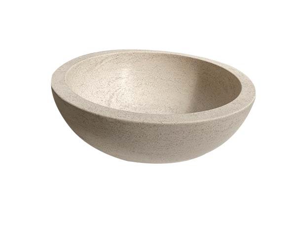 Vasque forme ronde - Charmot Clair Adouci Vasque forme ronde - Charmot Clair Adouci