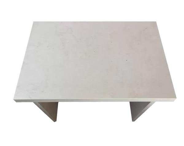 Burgundy natural limestone - Console furniture