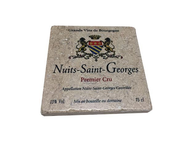 Burgundy Wine Coasters - Nuits Saint-Georges Burgundy Wine Coasters - Nuits Saint-Georges