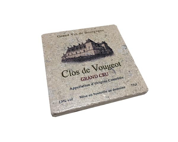 Dessous de verre Vin Bourgogne - Clos de Vougeot