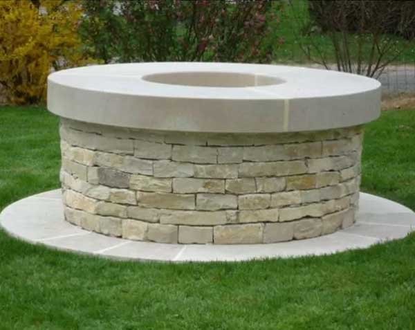 Natural Stone Well Coping Natural Stone Well Coping