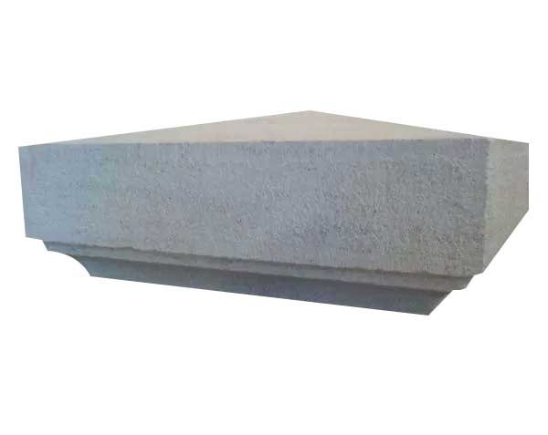 Merceuil pillar cap in Semond limestone Merceuil pillar cap in Semond limestone