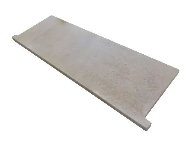 Door threshold in limestone