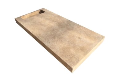 Pierre tombale Jardinière - Lanvignes Doré Jaune Vieilli Pierre tombale Jardinière - Lanvignes Doré Jaune Vieilli