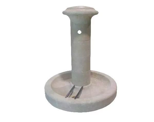 Stone carved fountain Gavroche