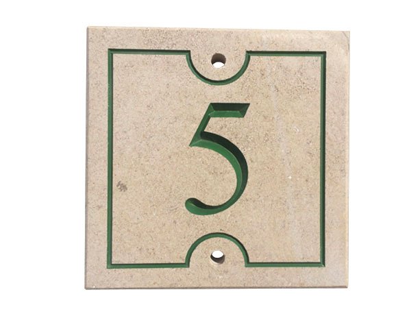 Custom engraving - Comblanchien Light Stone, Honed Finish - Green color