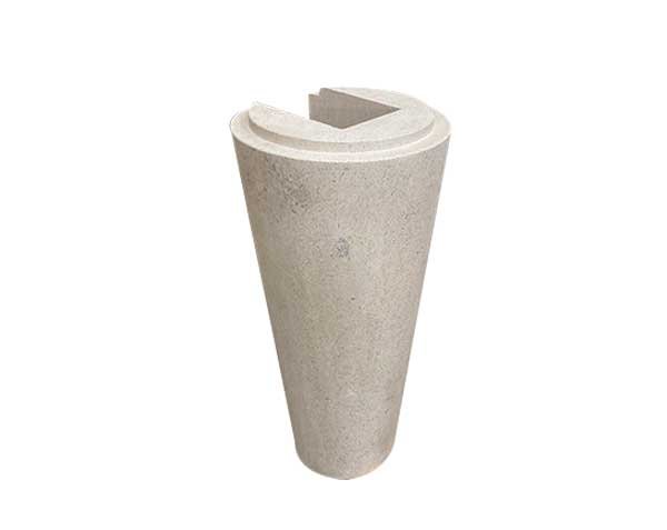 Barrel basin - Stone column for bathroom - Charmot Light Honed Barrel basin - Stone column for bathroom - Charmot Light Honed