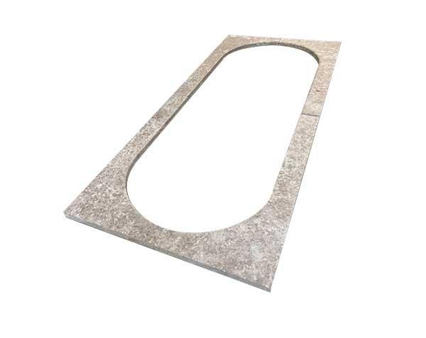 Habillage de baignoire en pierre - Ampilly Tigré Vieilli