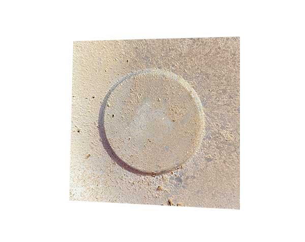 Bottle coaster - Lanvignes Golden-Yellow Aged finish