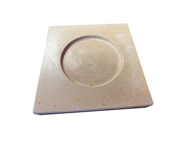 Wine bottle coaster - Limestone Comblanchien Light with Honed finish