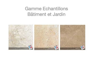 Gamme Echantillon Batiment & Jardin - Lanvignes Doré-Jaune, Semond Nuancé et Ampilly Tigré Gamme Echantillon Batiment & Jardin - Lanvignes Doré-Jaune, Semond Nuancé et Ampilly Tigré
