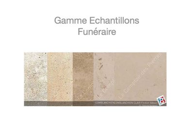 Gamme Echantillon Funéraire - 5 pierres et finitions Gamme Echantillon Funéraire - 5 pierres et finitions